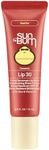Sun Bum SPF 30 Sunscreen Bonfire Tinted Lip Balm - Coconut Flavor Broad Spectrum Moisturizing with Aloe & Vitamin E - Hawaii 104 Act Compliant (Made Without Octinoxate & Oxybenzone) - 0.5 oz