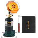 GasBRUH Portable Propane Heater with Windproof Lighter for Outdoor, Fishing, Camping, 6200BTU Outdoor Wireless Gas Heater for Camping,Tents, Hunting (TANK not Included)