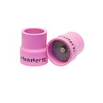 Monster #12 Ceramic Alumina TIG Cup Gas Nozzle for Welding Torch, 3/4" Orifice x 1" Long - 2 Pack