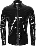 Panegy Men's Liquid Shiny Leather S