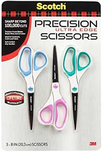 Scotch Precision Ultra Edge Scissors 3 Pack
