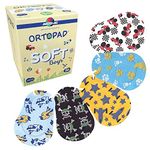 Ortopad® Soft Bamboo Boys Eye Patches, 50/box (Medium Size, 2-4 yrs) Textured Accents