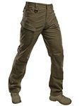 HARD LAND Men's Lightweight Tactical Pants Waterproof Ripstop Work Cargo Pants BDU Military Trousers Coyote Brown Size 30W*32L