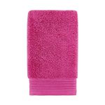 Kate Spade New York Scallop Pleat 610 GSM Terry 1 Piece Bath Towel, 30 x 56 Inches, 100% Cotton (Magenta Frost)