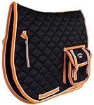 St. Charles Horse Quilted Black Eng