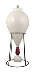 FASTFERMENT Conical Fermenter 7.9 Gallon Homebrew Kit, BPA Free Food Grade Primary Carboy Fermenter, Metallic (FFT)