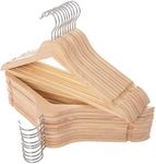 ELONG HOME Solid Wooden Hangers 20 