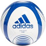 Adidas Unisex's STARLANCER CLB Soccer Ball, White/Team Royal Blue, 4