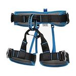 Generic Premium Rock Climbing Harness, Blue and Comfort