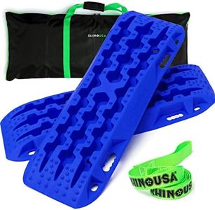 Rhino USA Off-Road Traction Boards (2-Pack) - Sand, Mud & Snow (Blue)