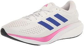 adidas Men's Supernova 2 Sneaker, White/Lucid Blue/Lucid Fuchsia, 10.5