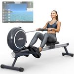 JOROTO Rowing Machines for Home Gym, Magnetic Foldable Rowing Machine with Bluetooth Function, Rower Machine Save Space Only 0.07m³Footprint needed