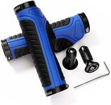 Bike Handlebar Grips, Non-Slip Ergonomic Design, Aluminum Double Lock-On, Compatible with MTB, BMX, Scooter, Urban Bikes