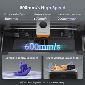 ANYCUBIC Kobra S1 3D Printer – High-Speed FDM, Auto Leveling