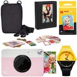Kodak PRINTOMATIC Instant Print Camera (Pink) Scrapbook Photo Album Kit