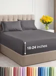 4 Piece Luxury Hotel Bed Sheet Set 