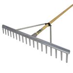 Faithfull Aluminium Landscape Rake C/W Handle