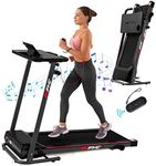 FYC Folding Treadmill for Home - Slim Compact Running Machine Portable Electric Treadmill Foldable Treadmill Workout Exercise for Small Apartment Home Gym Fitness Walking Jogging