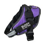 Custom Dog Harness, Personalized No Pull Pet Vest with Name and Phone Number Tag for Small Medium and Large Breed(Purple,XS)