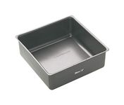 MasterClass Baking Tray, Cake Tin Non-Stick and Loose Bottom, Deep Cake Tin, Carbon Steel, Square, 20cm (8")