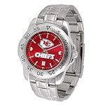 Game Time Kansas City Chiefs Men's Watch - NFL Sport Steel Series, Officially Licensed