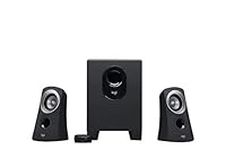 Logitech Z313 2.1 Multimedia Speaker System with Subwoofer, Full Range Audio, 50 Watts Peak Power, Strong Bass, 3.5mm Audio Inputs, PC/PS4/Xbox/TV/Smartphone/Tablet/Music Player - Black