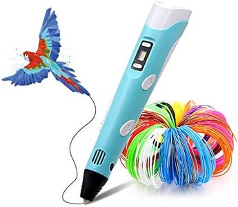 LIHUACHEN 3D Pen with 265 Feet 27 Colors PLA Filament Refills,3D Printing Pen Compatible PLA & ABS,Creative Toys,Perfect Arts Crafts Gift for Kids & Adults