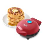 Dash Mini Waffle Maker, Red