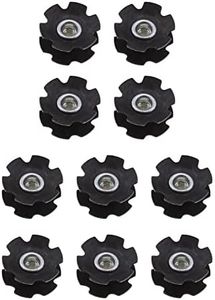 SING F LTD 10PCS Bike Headset Star Nut Bicycle Fork Star Nut Fit for 28.6mm (1-1/8 inch) Front Fork Mountain Bicycle Road Bike Hybrid Bike Cycling Components Parts