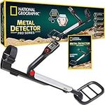 NATIONAL GEOGRAPHIC PRO Series Metal Detector - Ultimate Treasure Hunter with Pinpointer, Large Waterproof 25.4 cm Coil - Lightweight and Collapsible for Easy Travel (Amazon Exclusive)