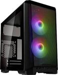 Phanteks Eclipse P200A Mini-ITX Tower Glass Computer Case/Gaming Cabinet - Black | Support Mini ITX, Mini DTX | Pre-Installed 2 x 120 mm D-RGB PWM Fans in Front - PH-EC200ATG_DBK01