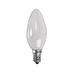 10 X 25 Watt SES (E14) Small Edison Screw Cap Opal Pearl Candle Lamps Light Bulbs