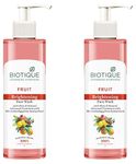 Biotique Fruit Brightening Face Wash, 200ml (Pack of 2)
