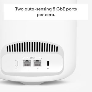 eero Pro 7 Mesh Wi-Fi 7 System, 3-Pack – High-Speed Whole Home Coverage