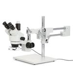 AmScope SM-4TZ-56S Posture Inspection Trinocular Zoom Stereo Microscope with 56 LED Light 3.5X-90X White