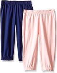 Carter's Baby Girls' 2-Pack Pants, Navy/Pink, 9 Months