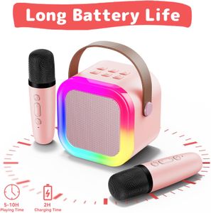 Fede Mini Karaoke Machine for Kids – Portable Bluetooth Speaker