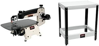 JET JWSS-18B, 18-Inch Scroll Saw, 120V 1PH (727300B) and Universal Benchtop Machine Table (728100)