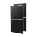 WAAREE II TOPCON N-Type 580 Watt II 144 Cells Framed Dual Glass Bifacial Solar Panel II Pack of 2 II 30 Years Performance Warranty II 580 X 580, 1160 Watt, 1kW II TOPCON N-Type Pack of 2 II