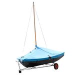 UK Custom Covers BC330BLUE Tailored Waterproof Overboom Dinghy Cover Blue - To Fit The Mirror Dinghy