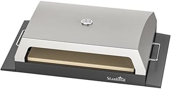 Stanbroil Outdoor Pizza Oven for Blackstone 22" 28" 36" Flat Top Gas Grill, with 19" x 15" Pizza Stone