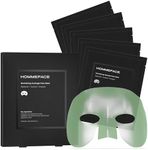 HommeFace Men’s Revitalizing Hydrogel Facial Mask Set (5ct) - Hydrating, Beard-Friendly, Anti-Aging, Soothing Face Sheet Masks - Korean Skincare Technology with Hyaluronic Acid, Vitamins & Peptides
