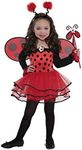 Amscan Girl's Ballerina Bug Costume, Size 3-4 Years