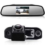 Dynavsal 1280 x 720 pixels 1000TV lines rear view camera kit: 4.3 inch rear view mirror monitor + HD night vision rear view camera for Volvo S40 S40L V40 V50 S60 S60L V60 XC60 C70 V70 XC70 S80 S80L