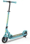 FanttikRide C9 Electric Scooter for Kids 3.9 ft - 5.2 ft, 6/10MPH, 5 Miles Range, LED Display, Adjustable Height, Foldable, Rubber Wheels, Lightweight, Scooter for Kids up to 132 lbs (Blue)