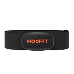 moofit Heart Rate Monitor Chest Strap, Bluetooth ANT+ Chest HRM HR6 for Cycling Gym Fitness Equipment, IP67 Waterproof, Compatible with Strava Zwift Wahoo Garmin Polar Peloton