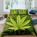 Marijuana Leaf Bedding Set Cannabis