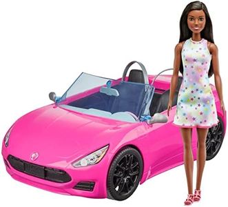 Barbie - Convertible Car and Brunette Doll