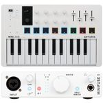 Arturia Mini Lab 3 Controller - White & MiniFuse 1 Interface - White