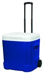 Igloo Ice Cube Roller Cooler (60-Quart, Ocean Blue)